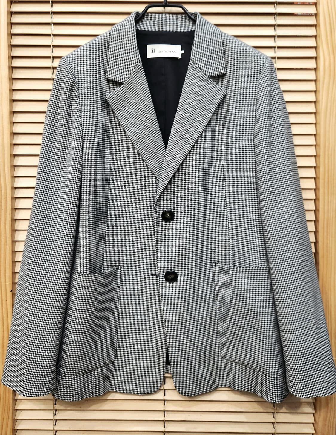 잇미샤 체크 패턴 봄자켓66 상품이미지1