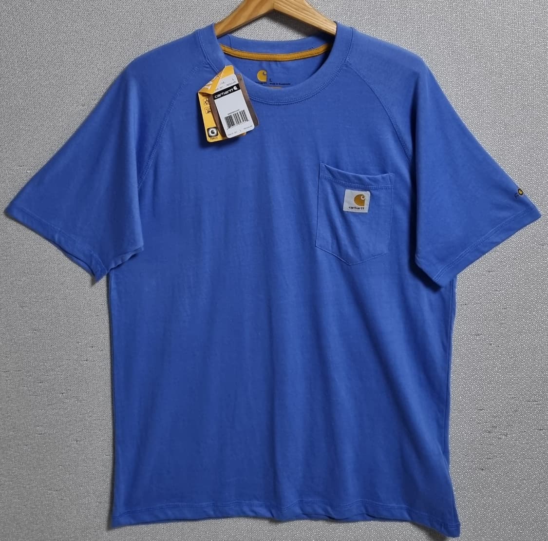 새상품) L (100) 칼하트 블루 포켓 반팔티 상품이미지1