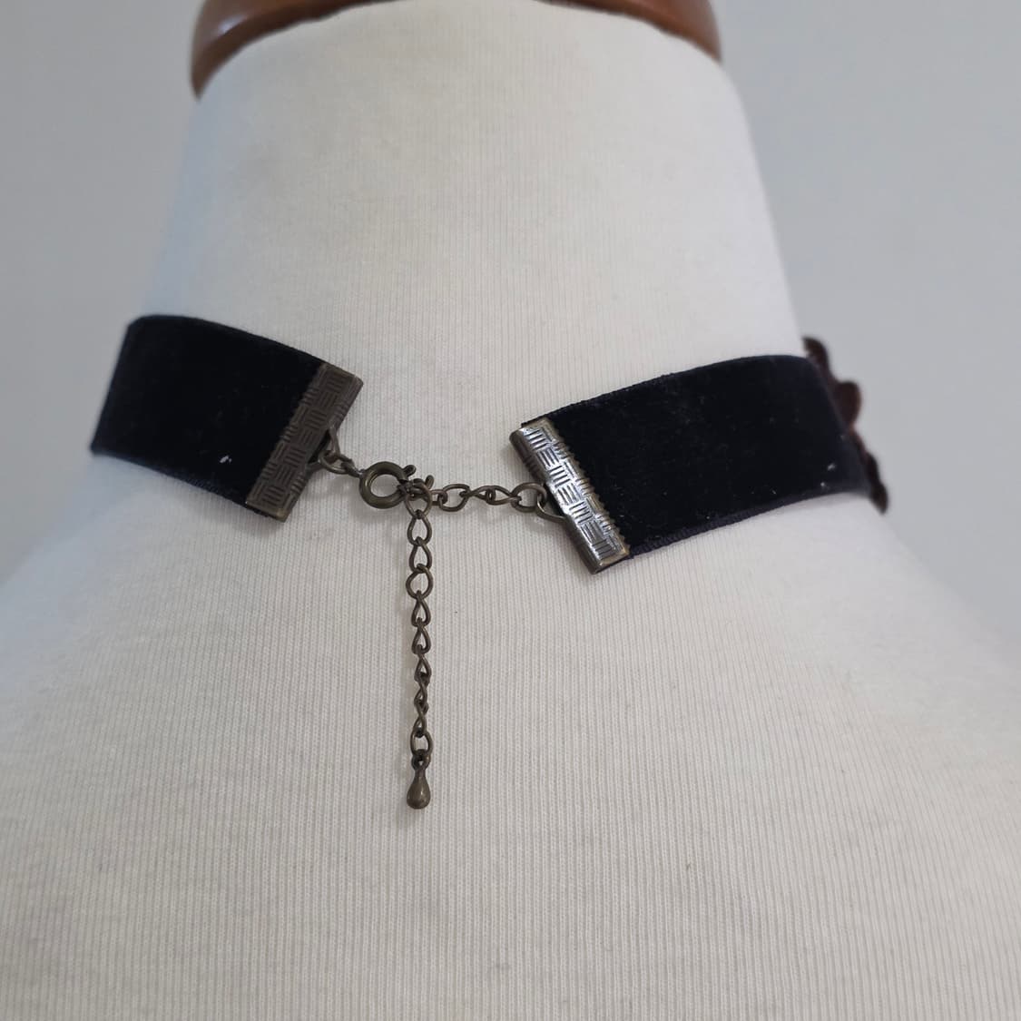 일본빈티지)고딕로리타 플로럴 벨벳 로맨틱 갸루모리걸 앤틱초커 목걸이 상품이미지3