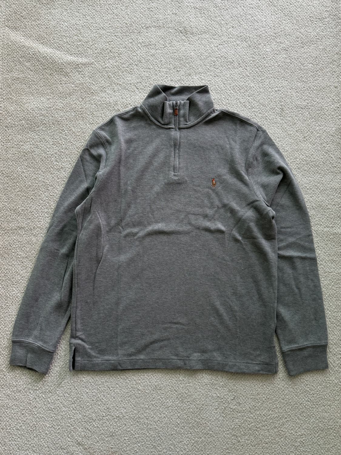 (새상품/정품) 폴로랄프로렌 반집업 맨투맨(그레이/남성S) 상품이미지2