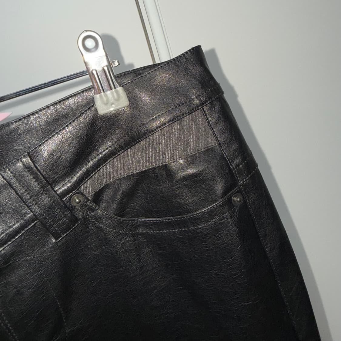 aesynctx scar boot cut pants 부츠컷 가죽 팬츠 s 상품이미지6