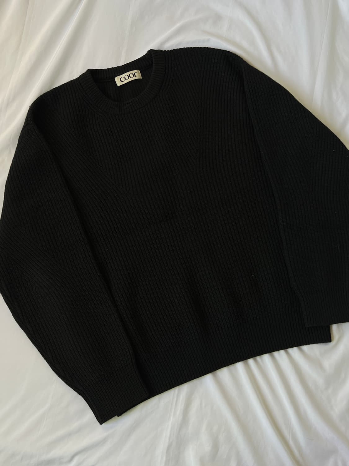 쿠어 캐시팝 크루넥 니트 상품이미지1