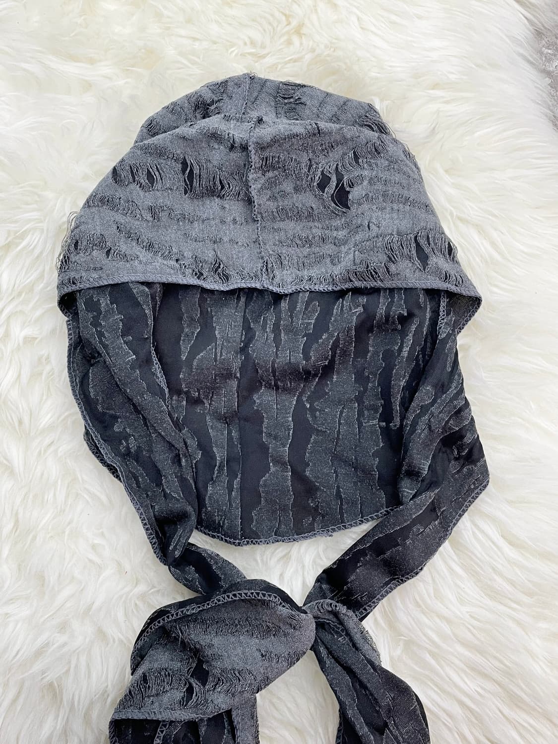 그런지 데미지 헤드 스카프 상품이미지4