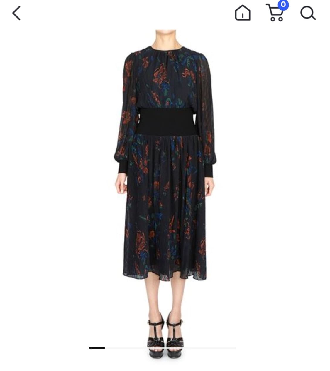 토리버치 Tory Burch 플로럴 플리츠 롱원피스  4사이즈 상품이미지1