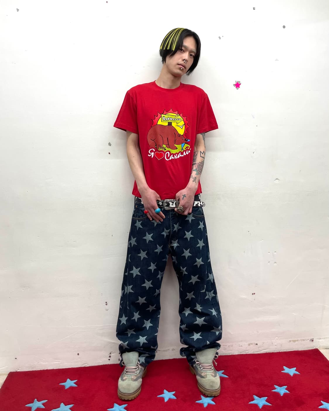 Love Bear Kitchee Red T-shirt  상품이미지5