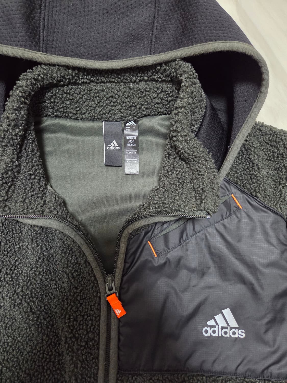 아디다스 플리스 후드집업 상품이미지5