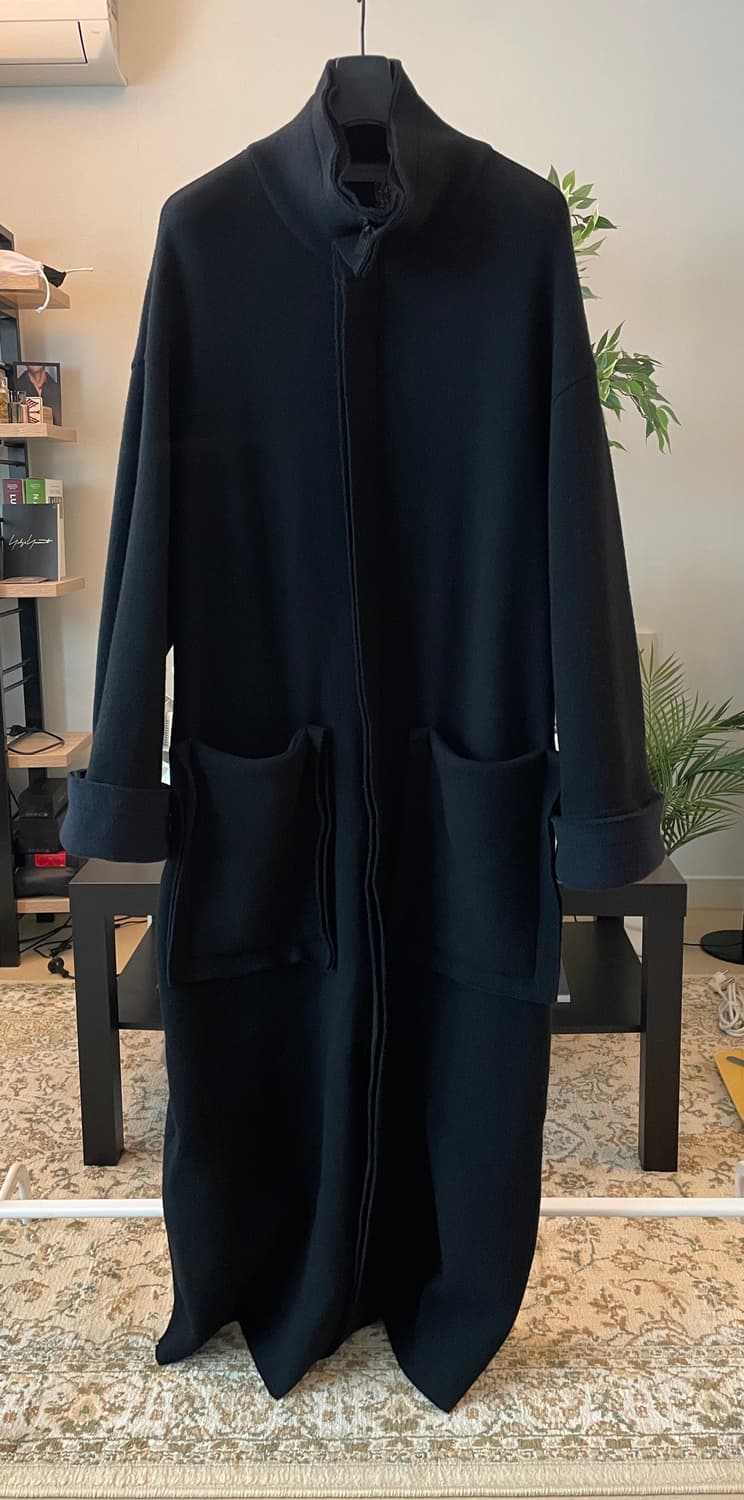 요지 야마모토 뿌르옴므 빅 포켓 롱 코트 상품이미지4