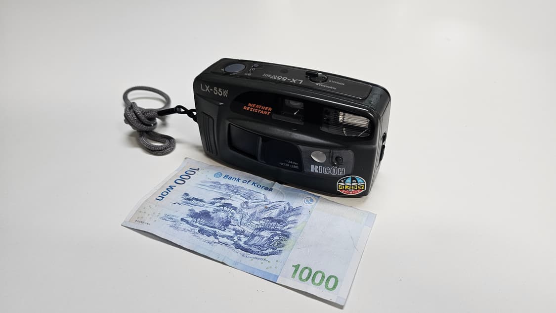 작례O 명기 광각의 아이콘 리코 LX-55W 필름카메라 빈티지 필카 상품이미지1
