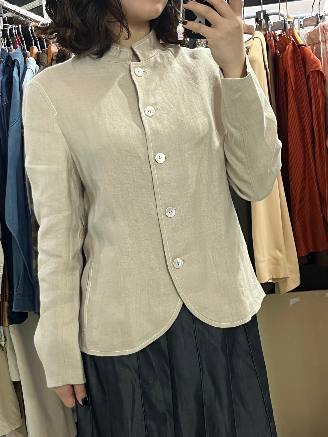 Max Mara 막스마라 린넨 100% 자켓 (Italy made) 상품이미지4