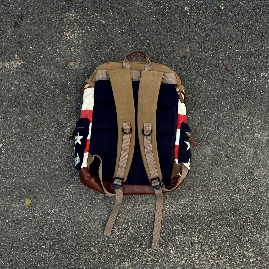 90s JEEP 성조기 밀리터리 백팩 올드스쿨 가방 키치 Y2K 백 상품이미지4