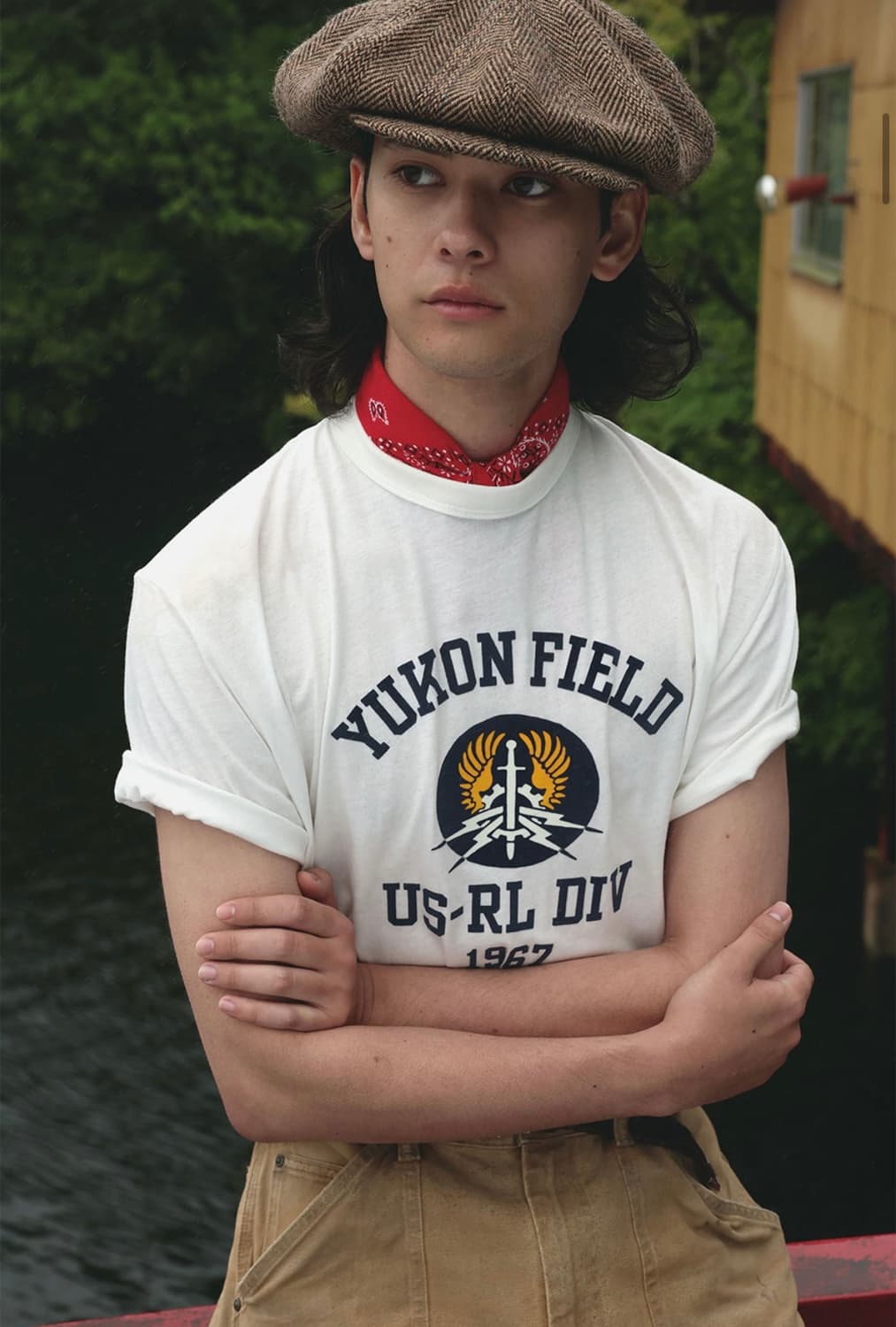 폴로 랄프로렌 유콘 필드 반팔 티셔츠 화이트 L 상품이미지4