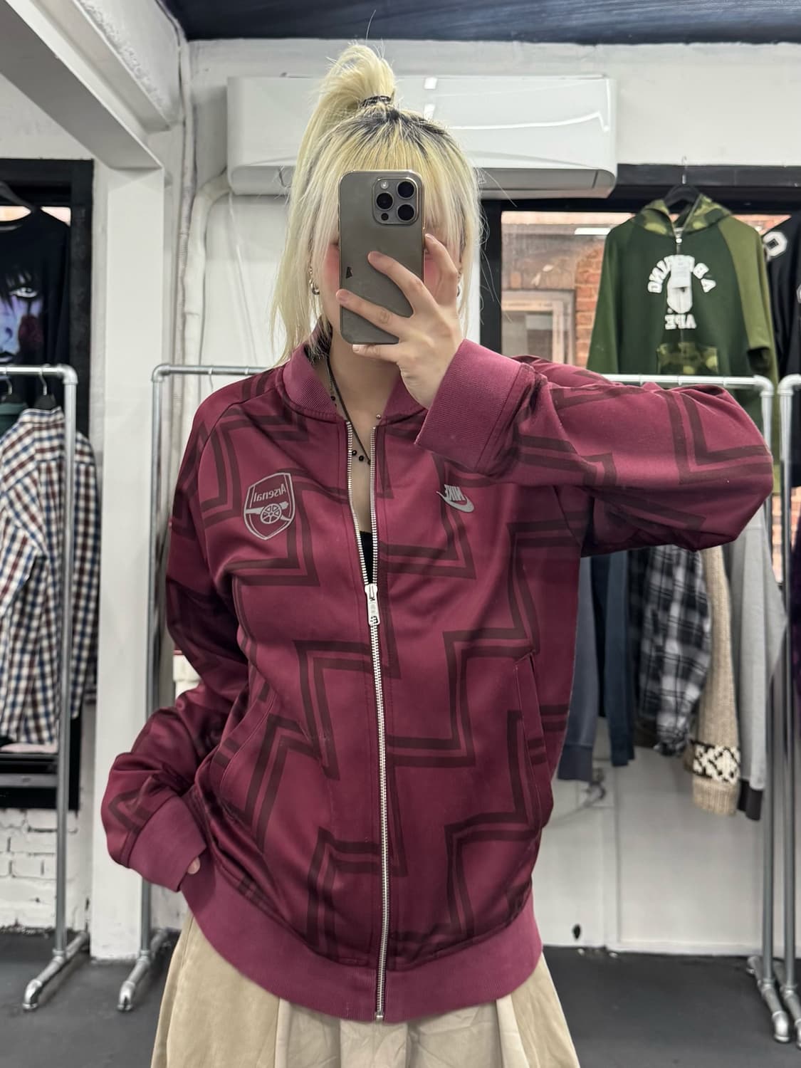 나이키 아스날 버건디 져지 상품이미지2