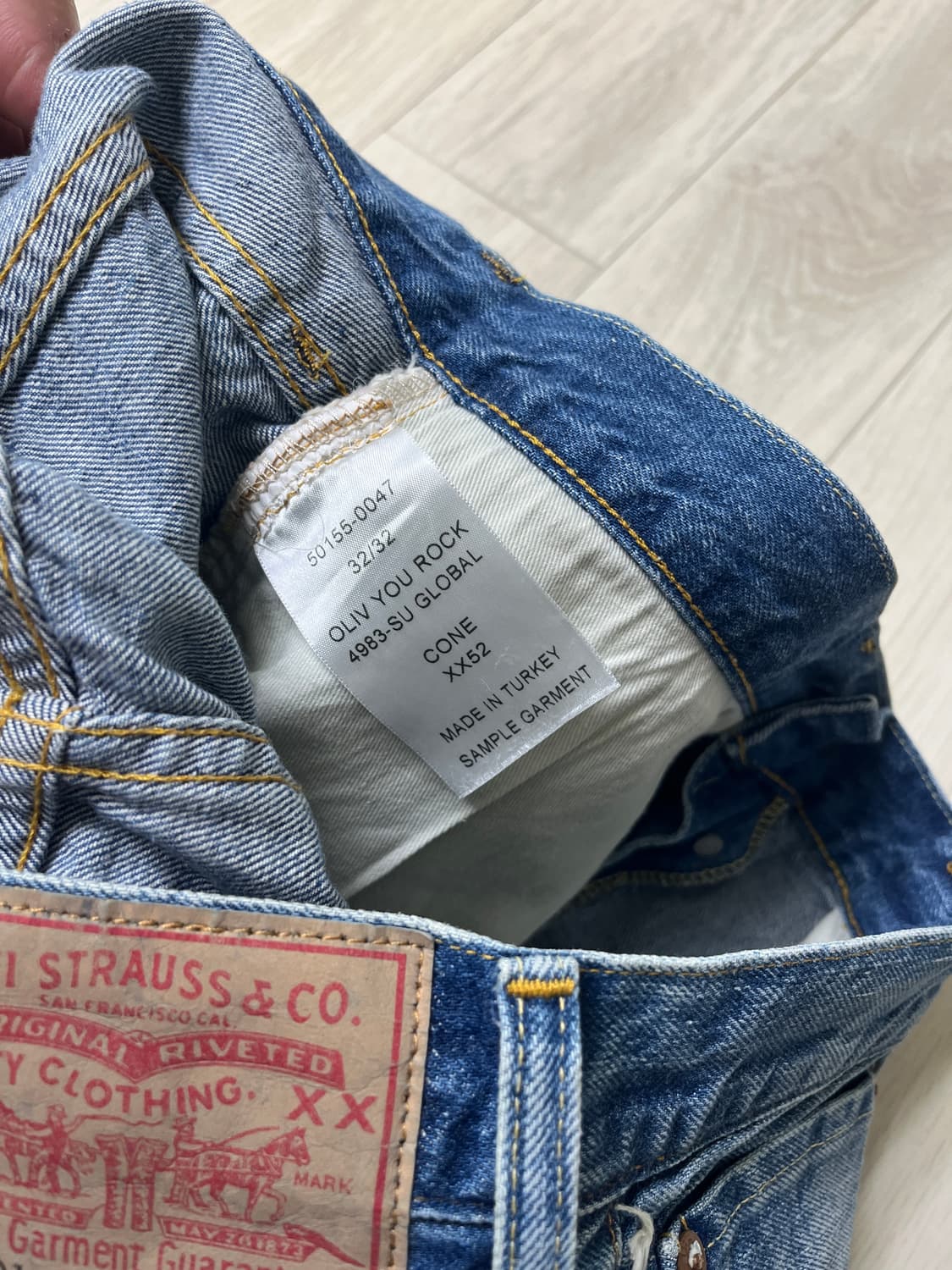 리바이스빈티지클로딩 LVC55501 Olive You Rock 32X32 상품이미지8