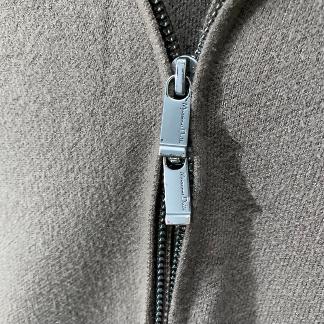 마시모 두띠 브라운 니트집업 상품이미지4