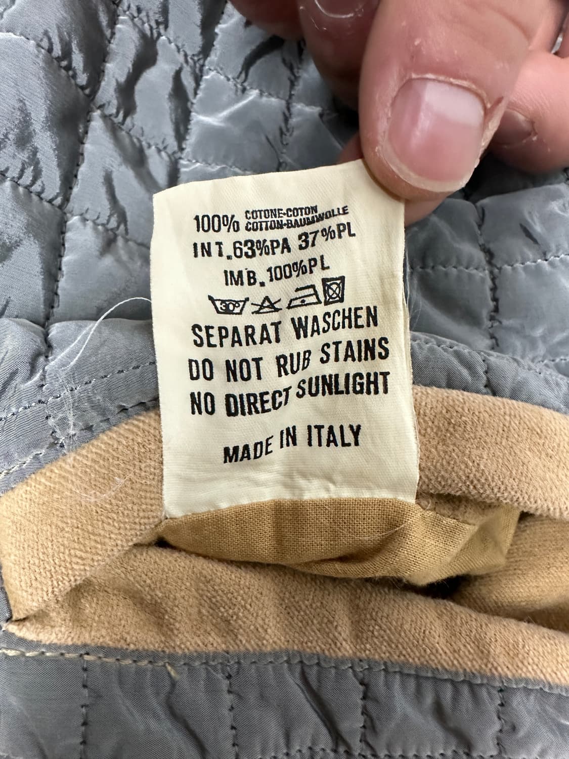 90s HUGO BOSS 코튼 울 자켓 52 상품이미지7