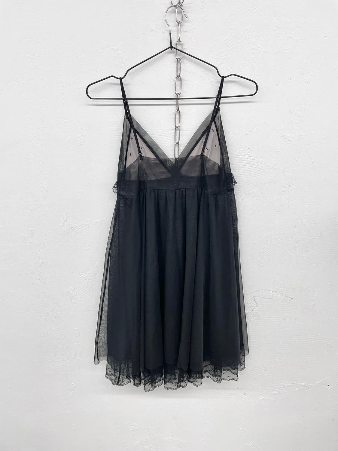 블랙 시어 로맨틱 슬립 상품이미지6