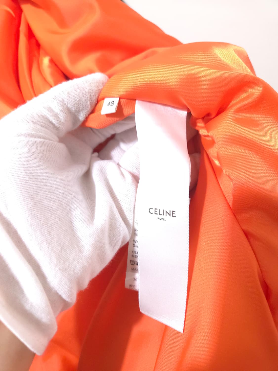 [새상품급] 셀린느 백로고 봄버 다운 자켓 상품이미지7