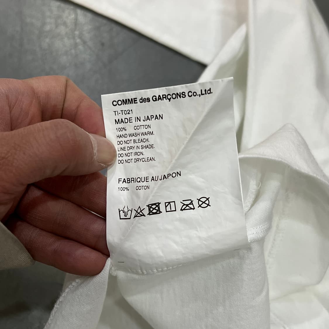  꼼데가르송 프린팅 롱슬리브 y15900 상품이미지8