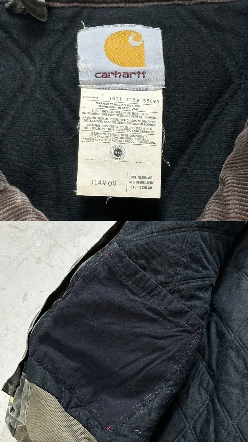 00's OG 칼하트 J14 산타페 칼하트 MOS 디트로이트 상품이미지9