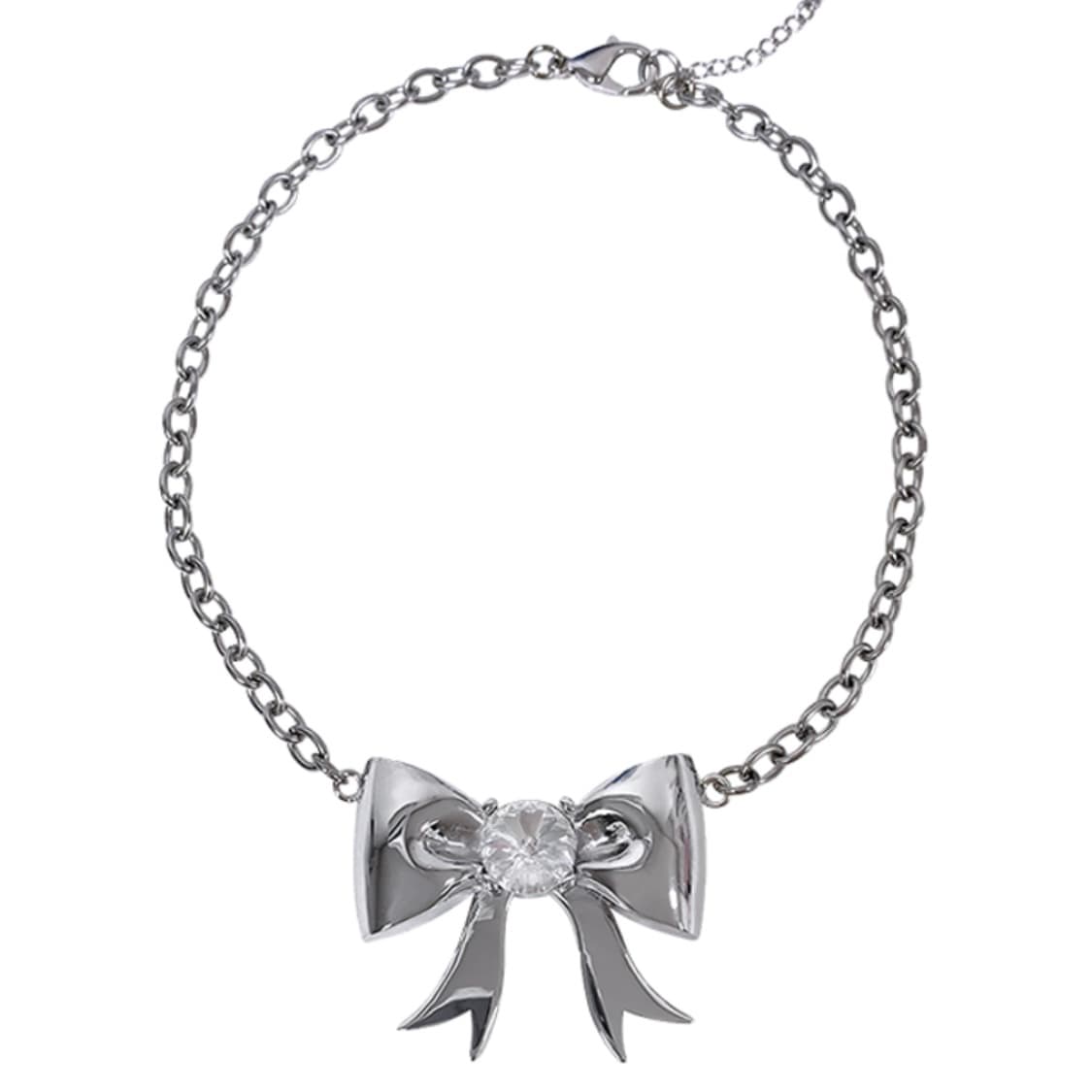 Big ribbon necklace 상품이미지1
