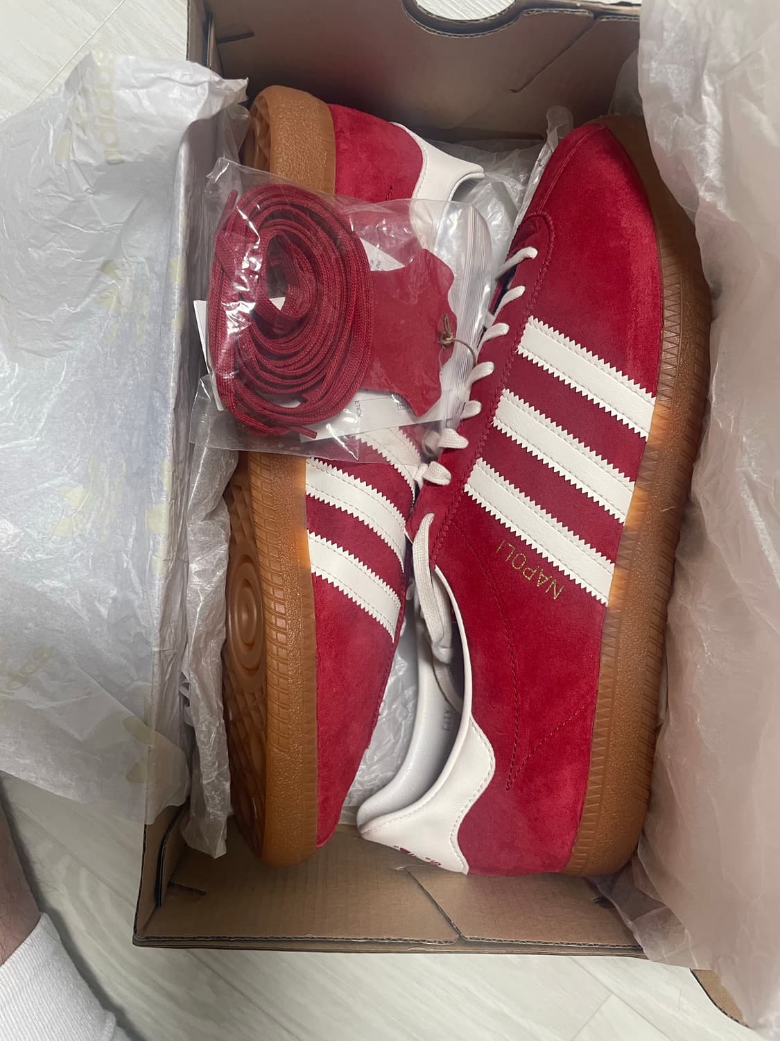 아디다스 시티 나폴리 us11 290 새상품 한정 상품이미지7