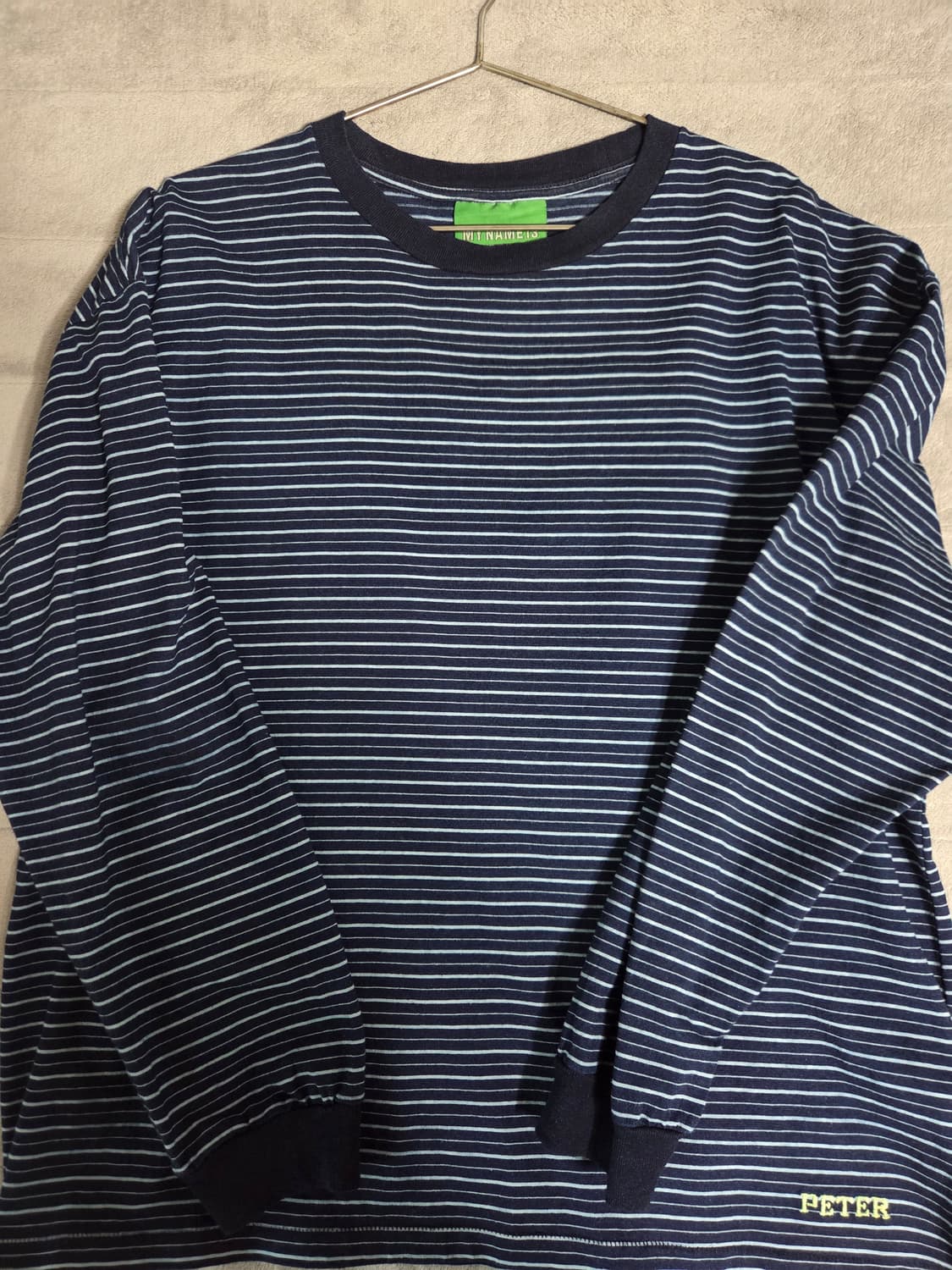 [OS] 마이네임이즈피터 스트라이프 롱슬리브 상품이미지2