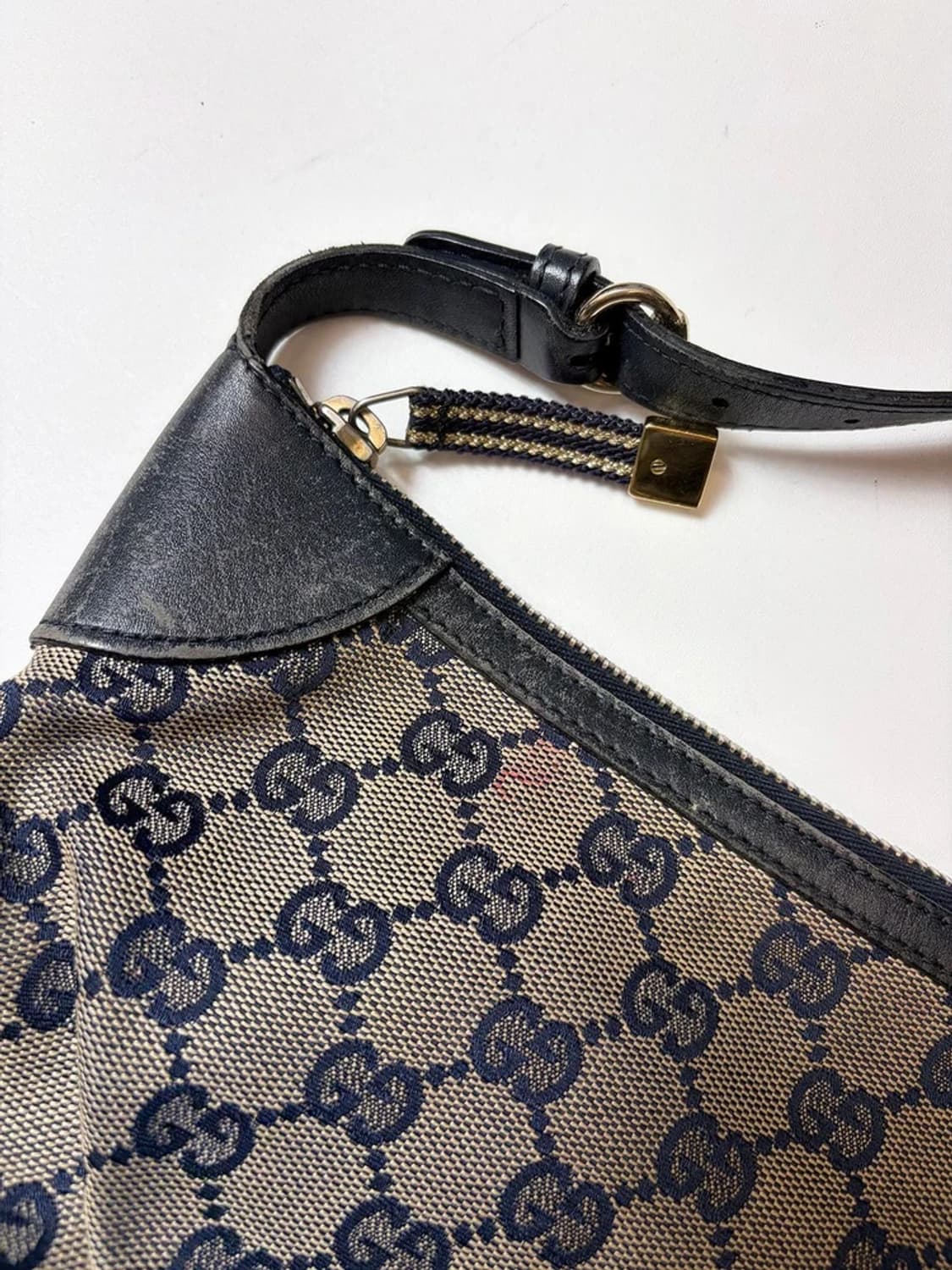 구찌 GUCCI GG 캔버스 미니 호보 숄더백 Q1519 상품이미지2