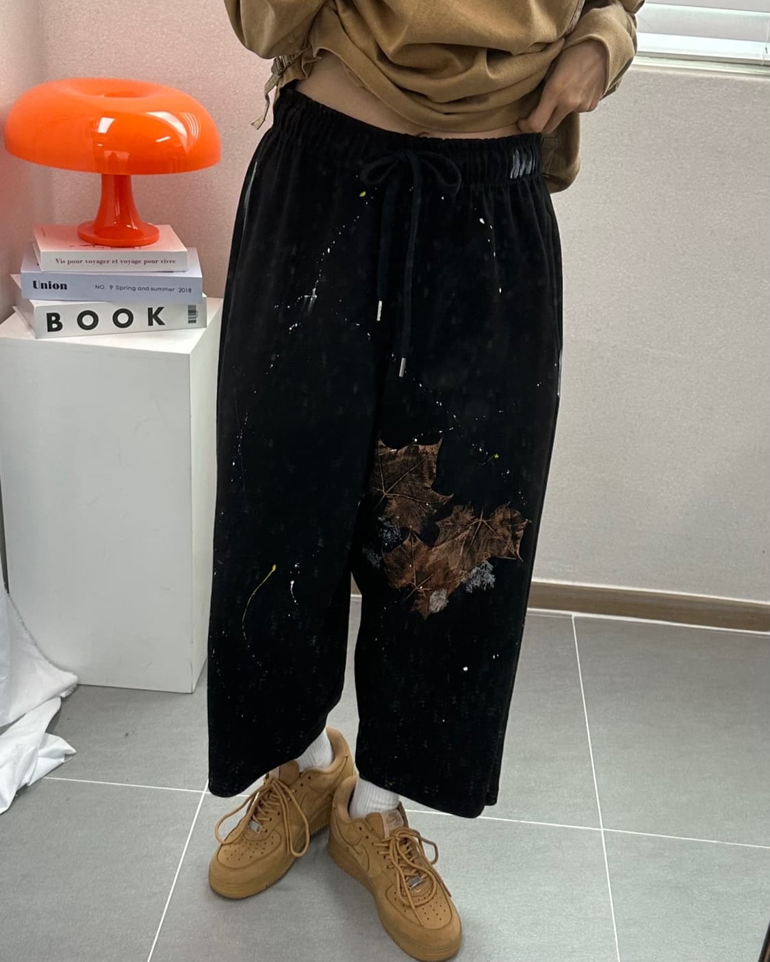 (~35)커스텀 빅와이드 9부팬츠-M668 상품이미지3