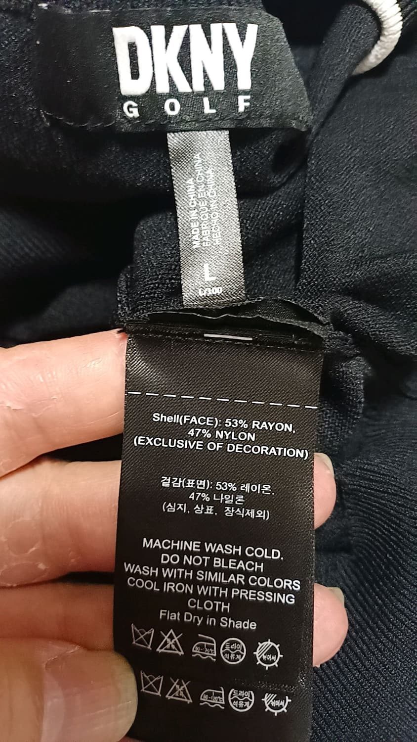 DKNY골프 얇은반팔니트 100 여성77 가슴49 기장58 상품이미지6