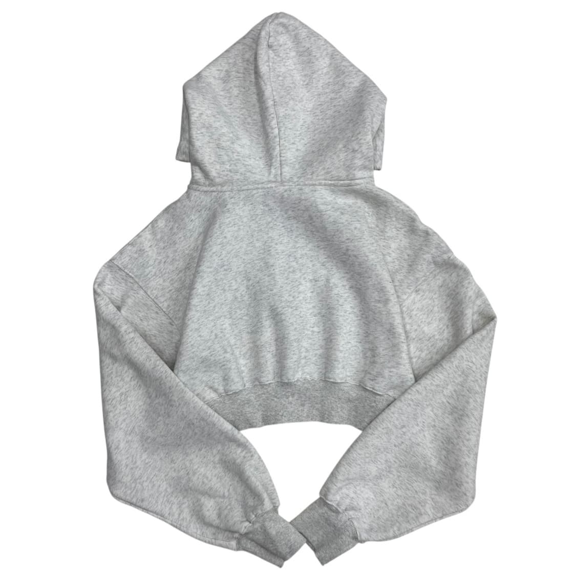 파르티멘토 백멜란지 크롭 투웨이 후드집업 상품이미지3