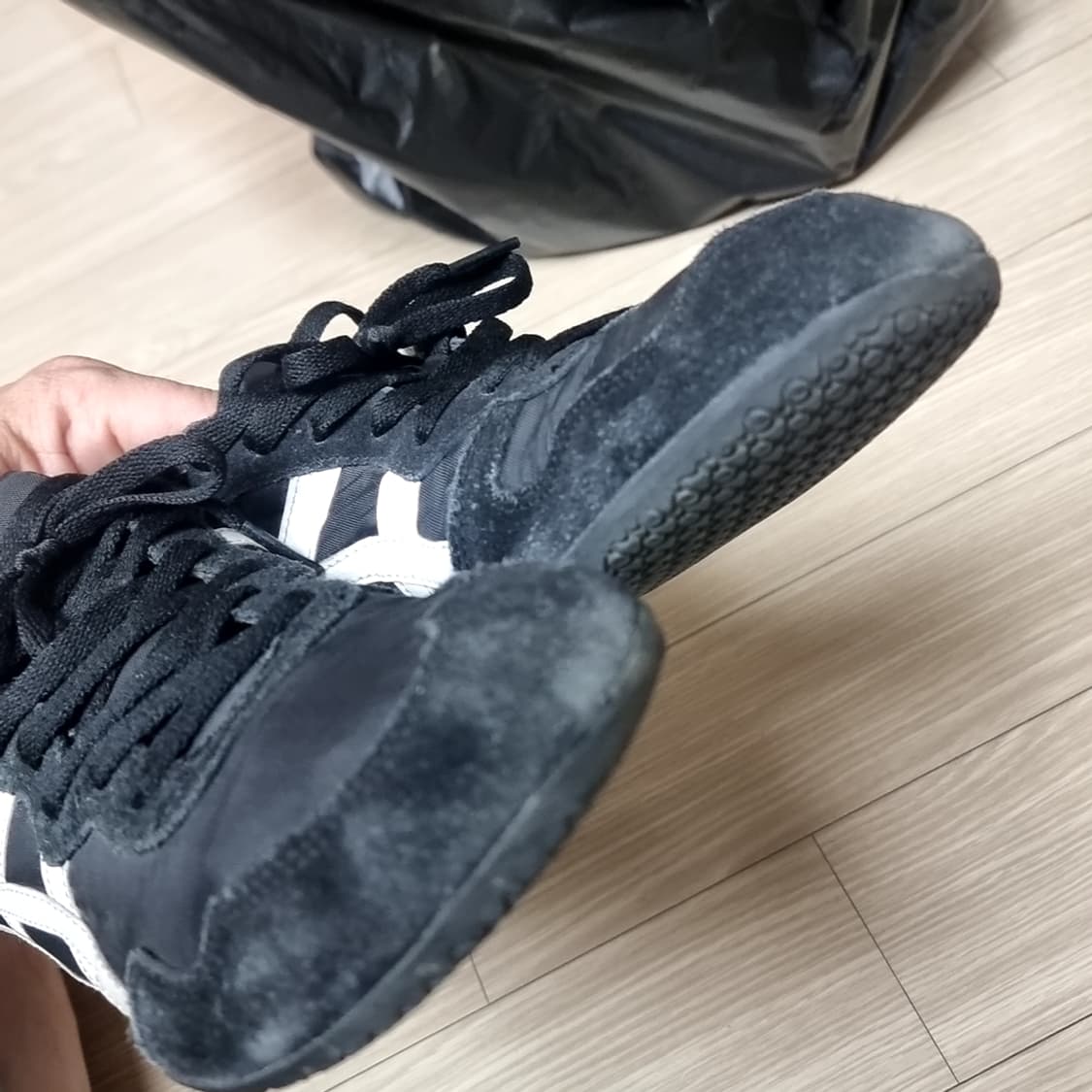 오니츠카타이거 검흰 운동화(275) 상품이미지5