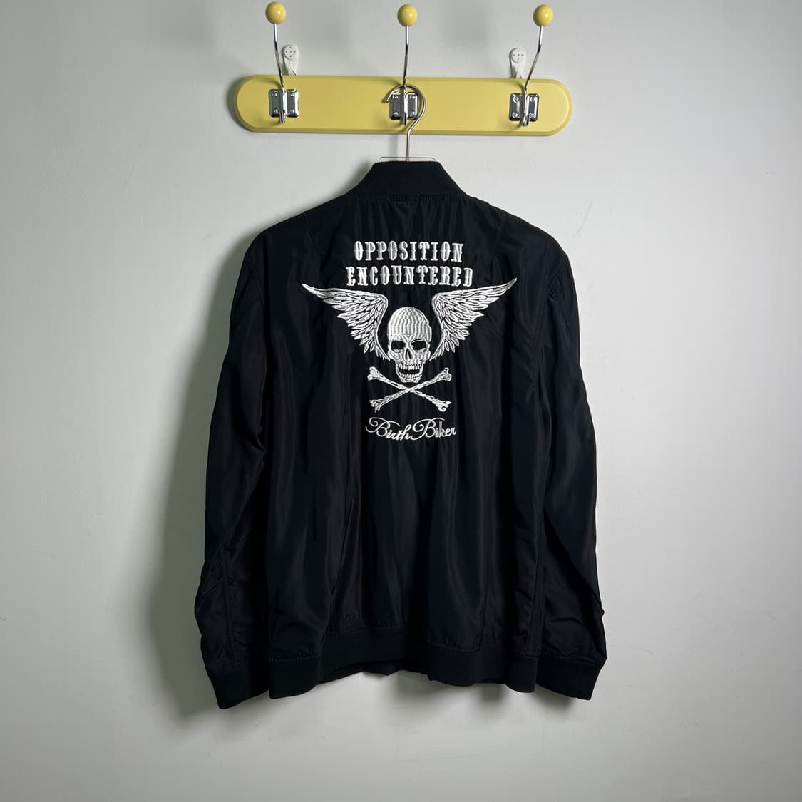 Real Master 블랙 스컬 ma-1 항공점퍼 L 상품이미지2