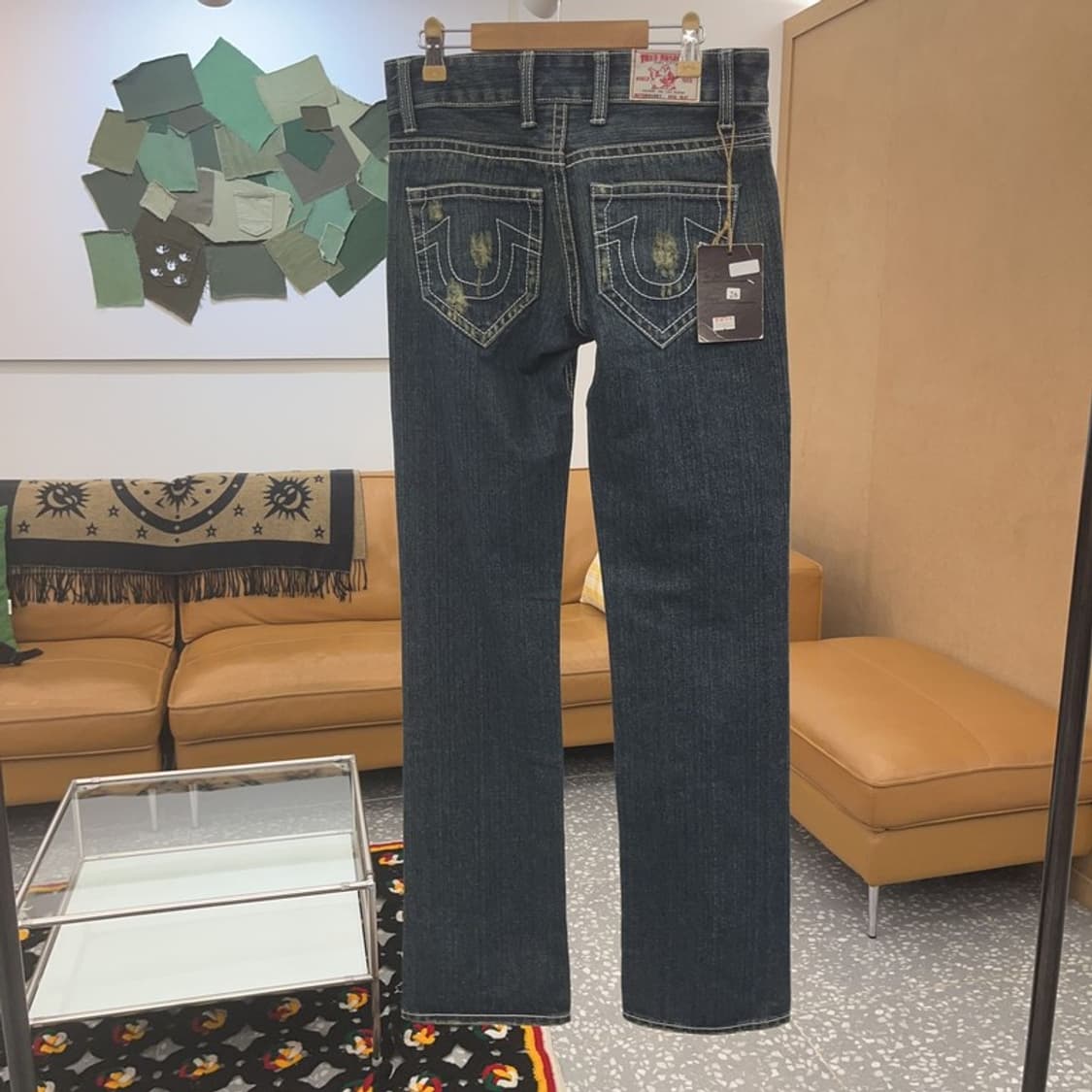 트루릴리전 BOBBY 빈티지 디스트로이드 데님팬츠 26인치 C06797 상품이미지2