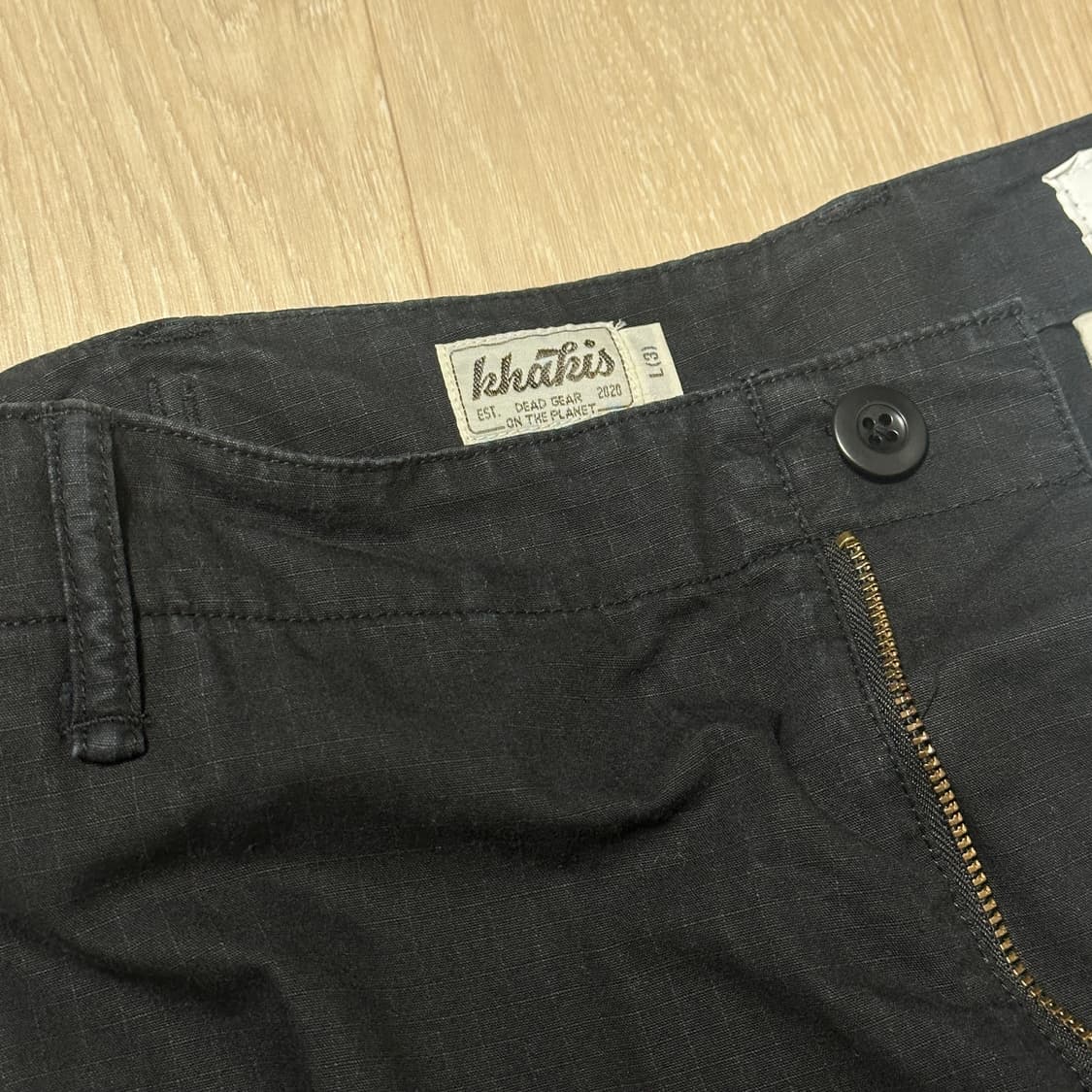 L 카키스 스탁 g2 카고팬츠 블랙 상품이미지3