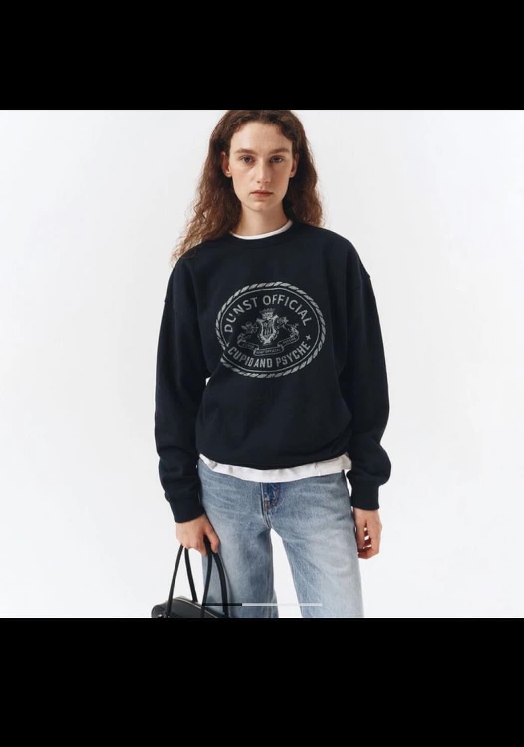 던스트  unisex cupid campus swearshirt 상품이미지1