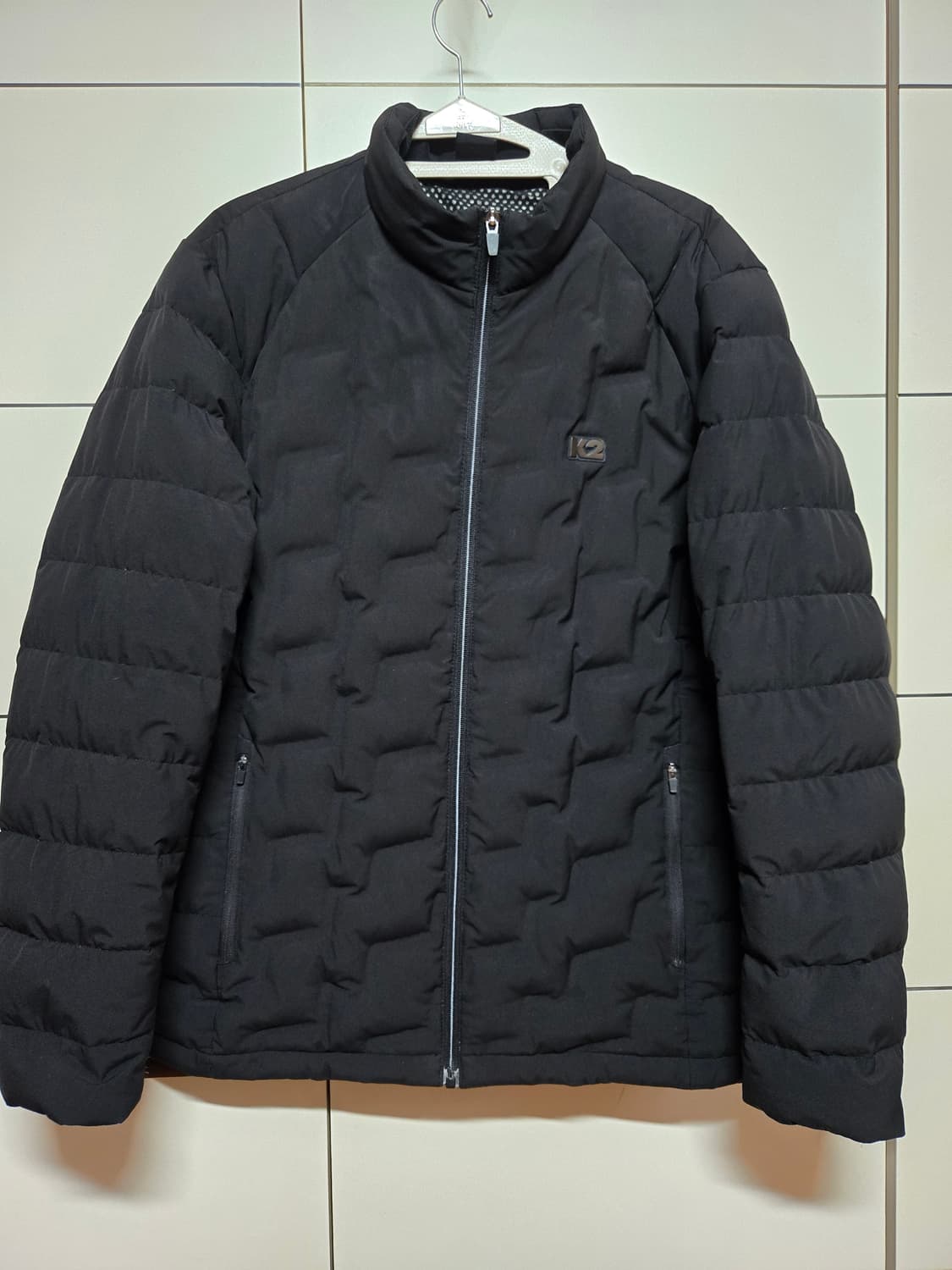 K2남성 블랙 덕다운 경량 패딩 상품이미지1