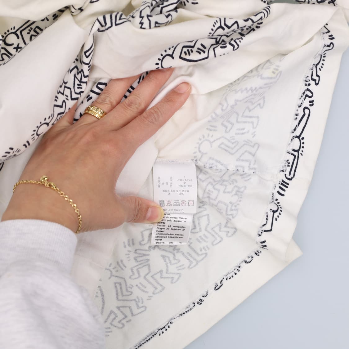 5 라코스테 패턴 반팔티 0417H1 상품이미지6