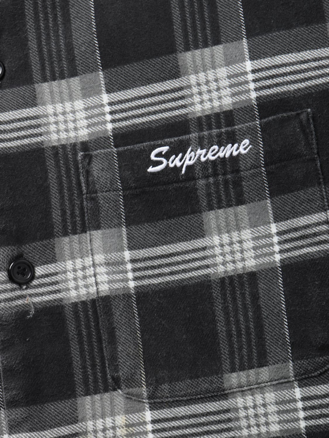 Supreme Faux Fur Collar Flannel Shirt 상품이미지6