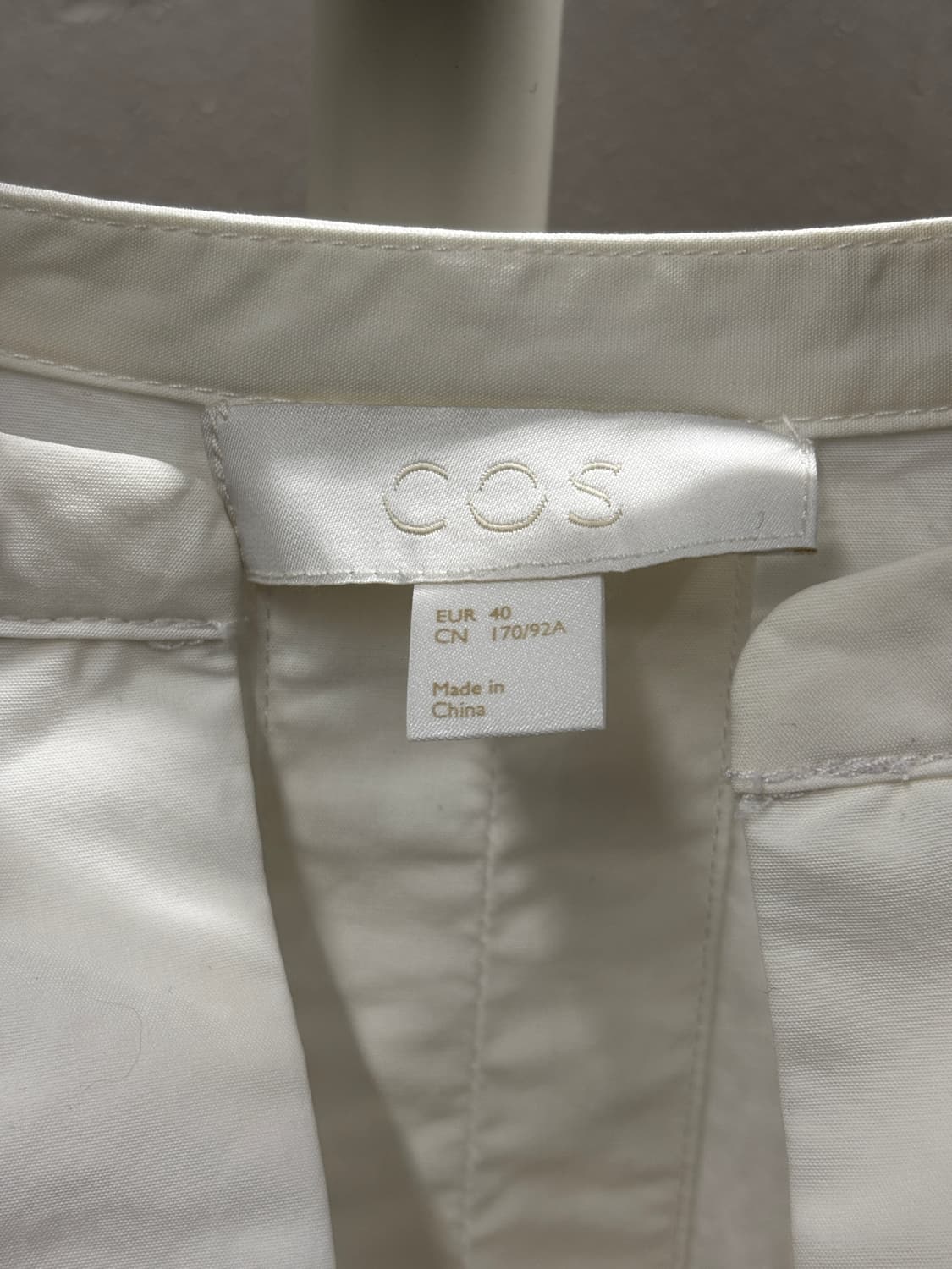 COS 코스 화이트 셔츠 원피스 EUR 40 상품이미지4