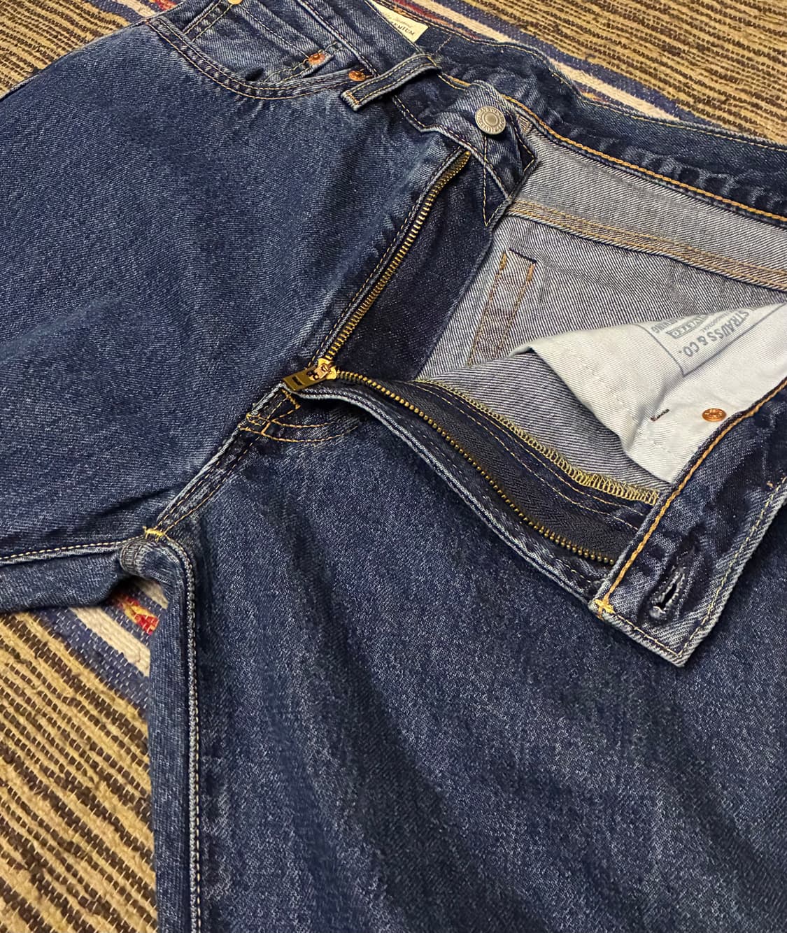 (30~31)리바이스 551z 프리미엄 빅E 중청 데님 청바지 상품이미지3
