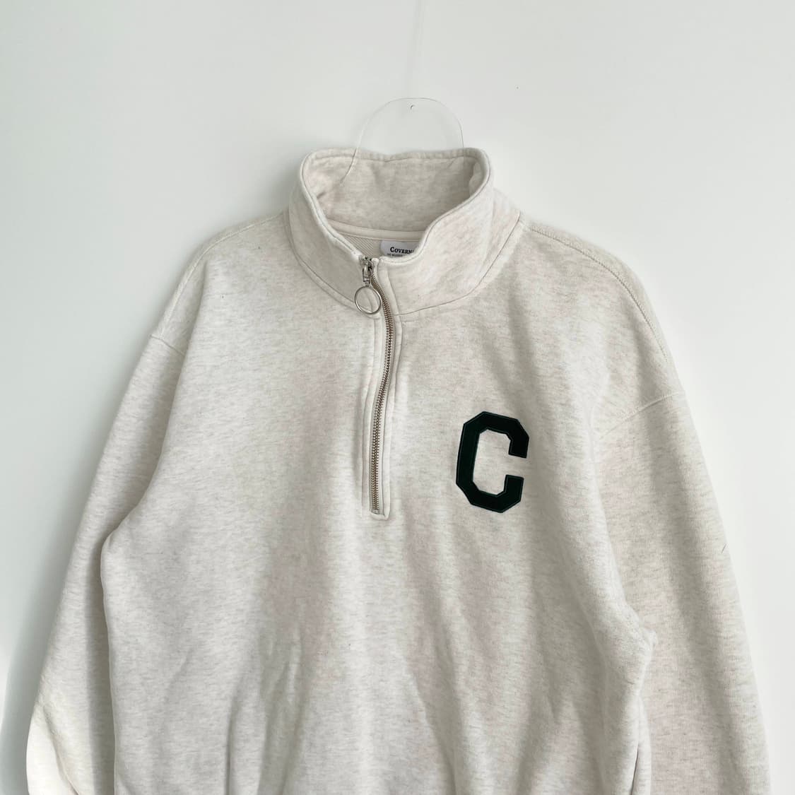 D2 커버낫 C 로고 하프 집업 맨투맨 XL사이즈 상품이미지2