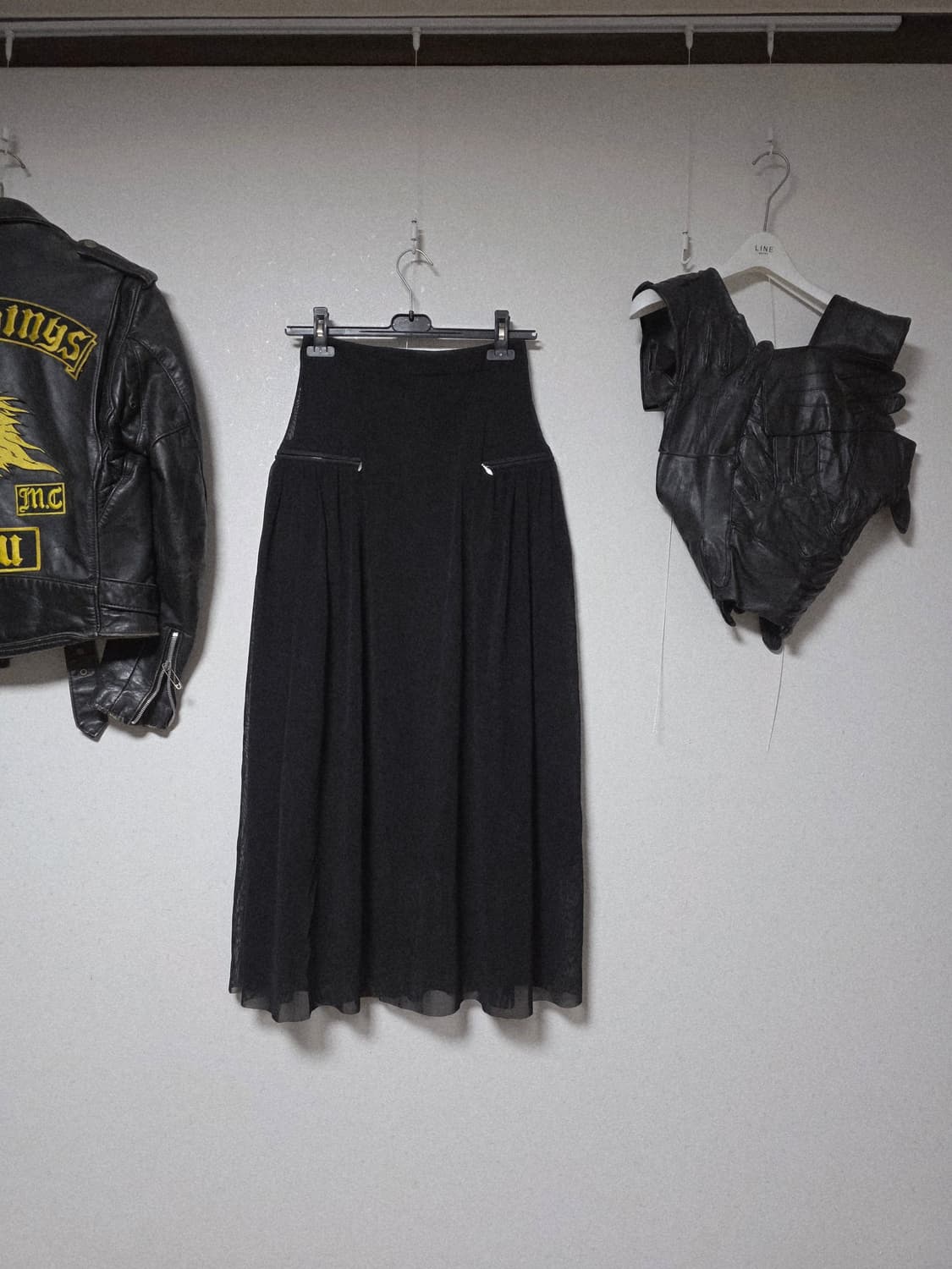 YOHEI ONO Zip Layered Skirt 상품이미지1