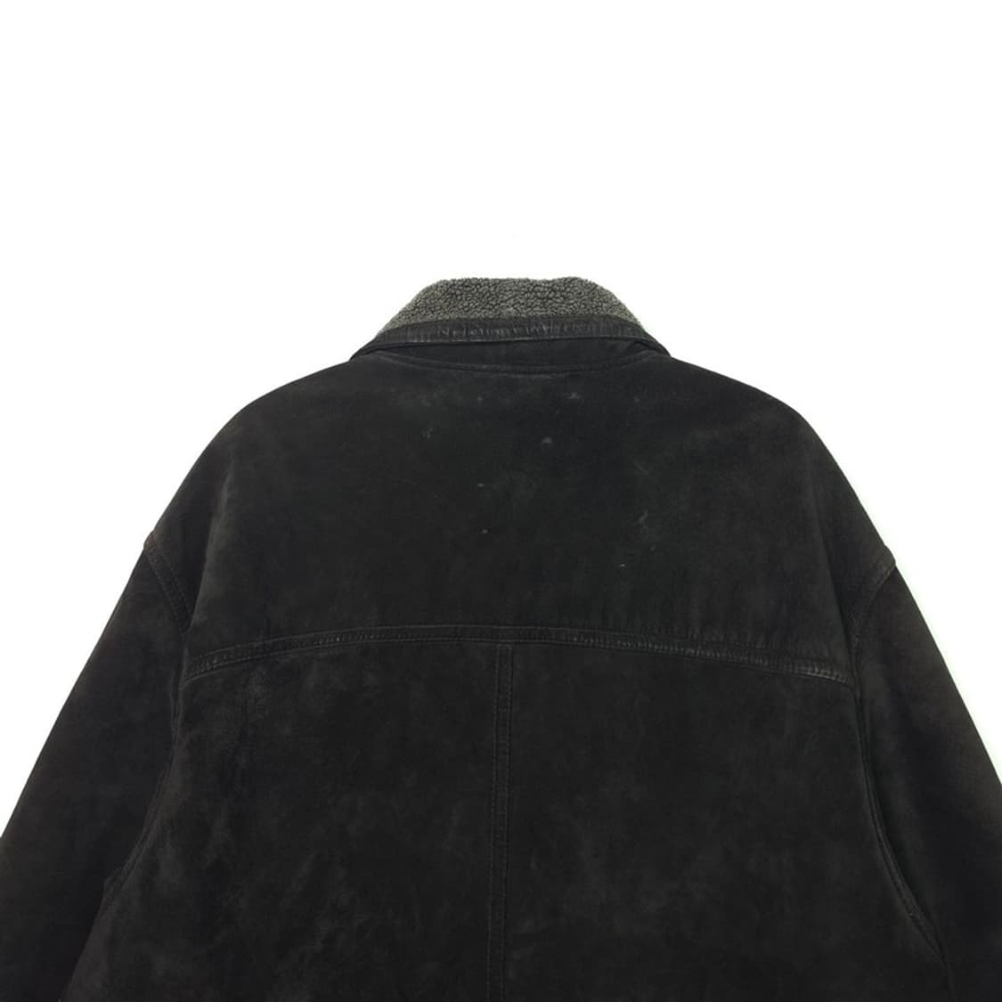 FRADONG 블랙 스웨이드 무스탕 자켓 110 상품이미지5