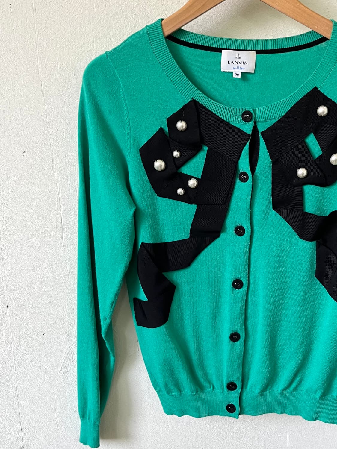 LANVIN 아트 타이 가디건 상품이미지2
