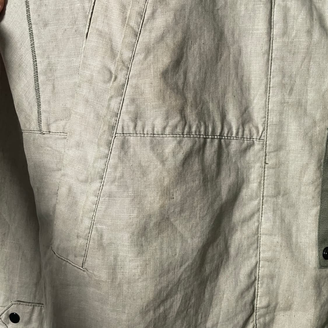 19ss 스톤아일랜드 Lino Resinato-TC 카코트 (on.754 상품이미지5