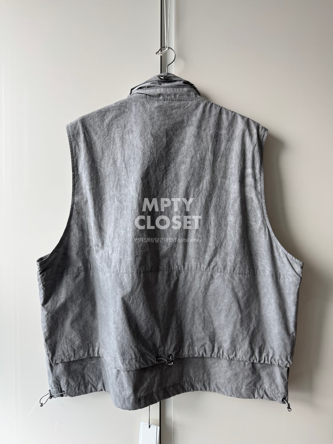 [100] 커스텀멜로우 25ss 하이넥 베스트 그레이 상품이미지2