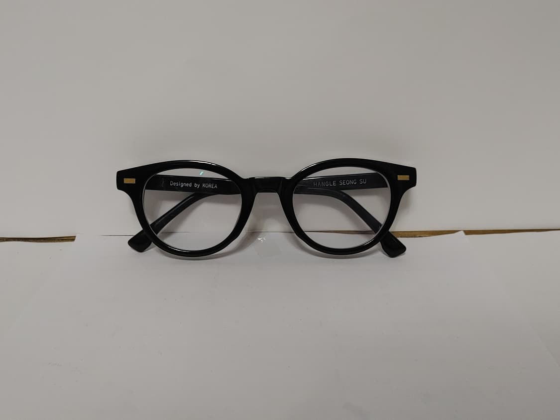(유태오 안경) 한글안경 서울컬렉션 성수 블랙 안경테 상품이미지6