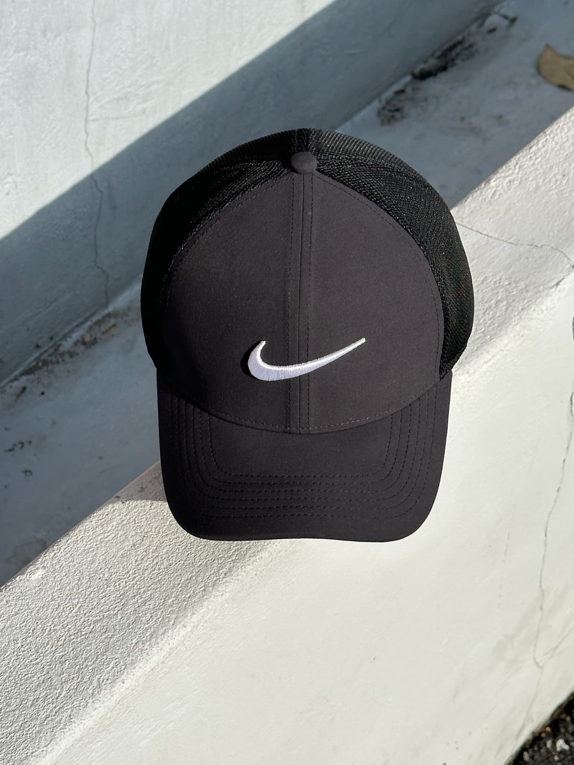 [F] 나이키 로고 블랙 메쉬 볼캡 모자 골프 상품이미지1