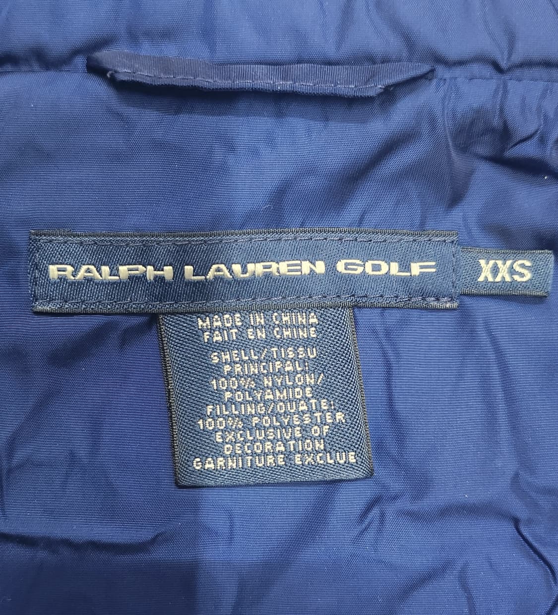 폴로 랄프로렌 골프 바람막이 자켓 2XS (55까지) 상품이미지3