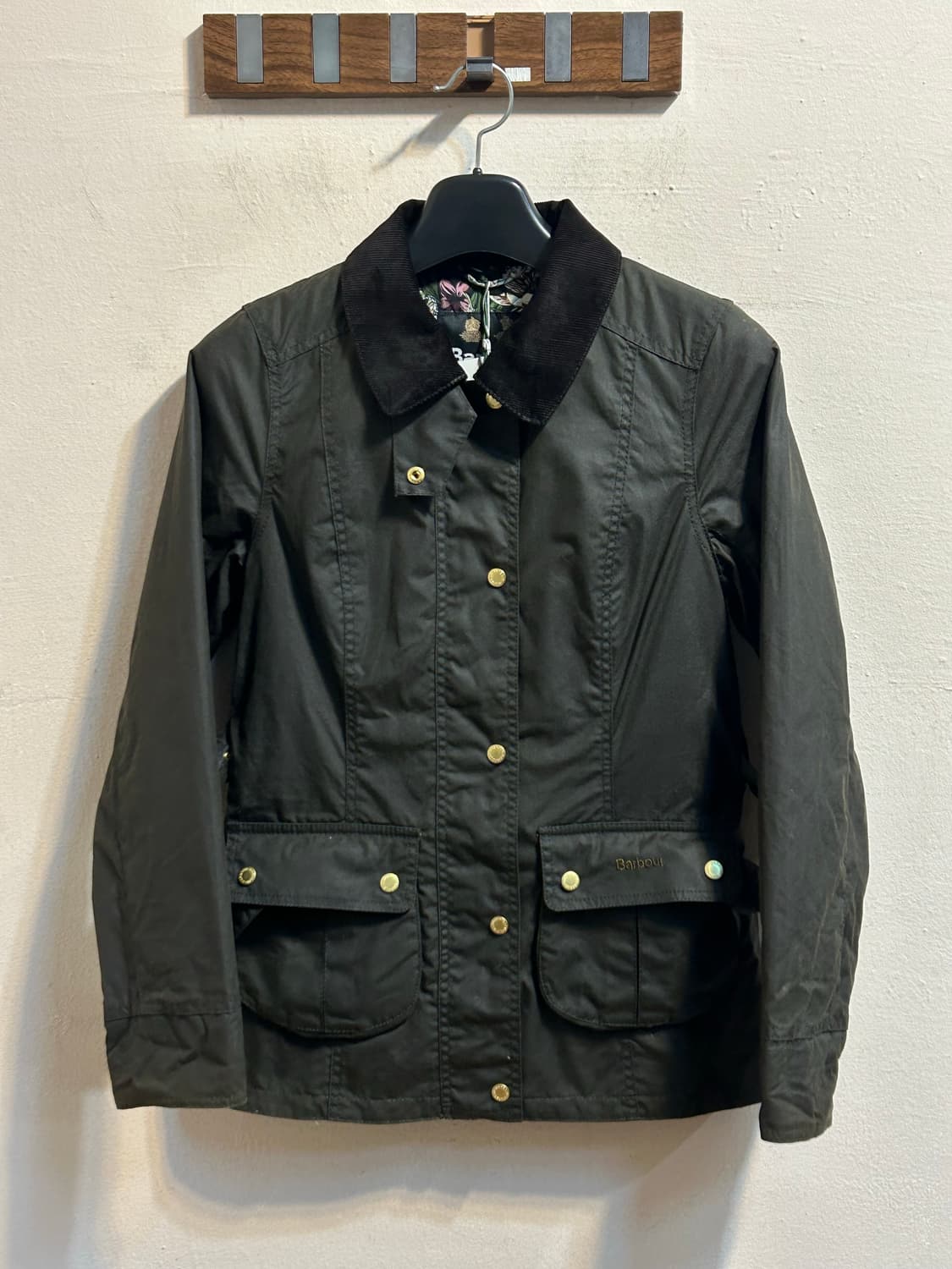 (deadstock) 바버 벨티드 왁스 자켓 상품이미지1